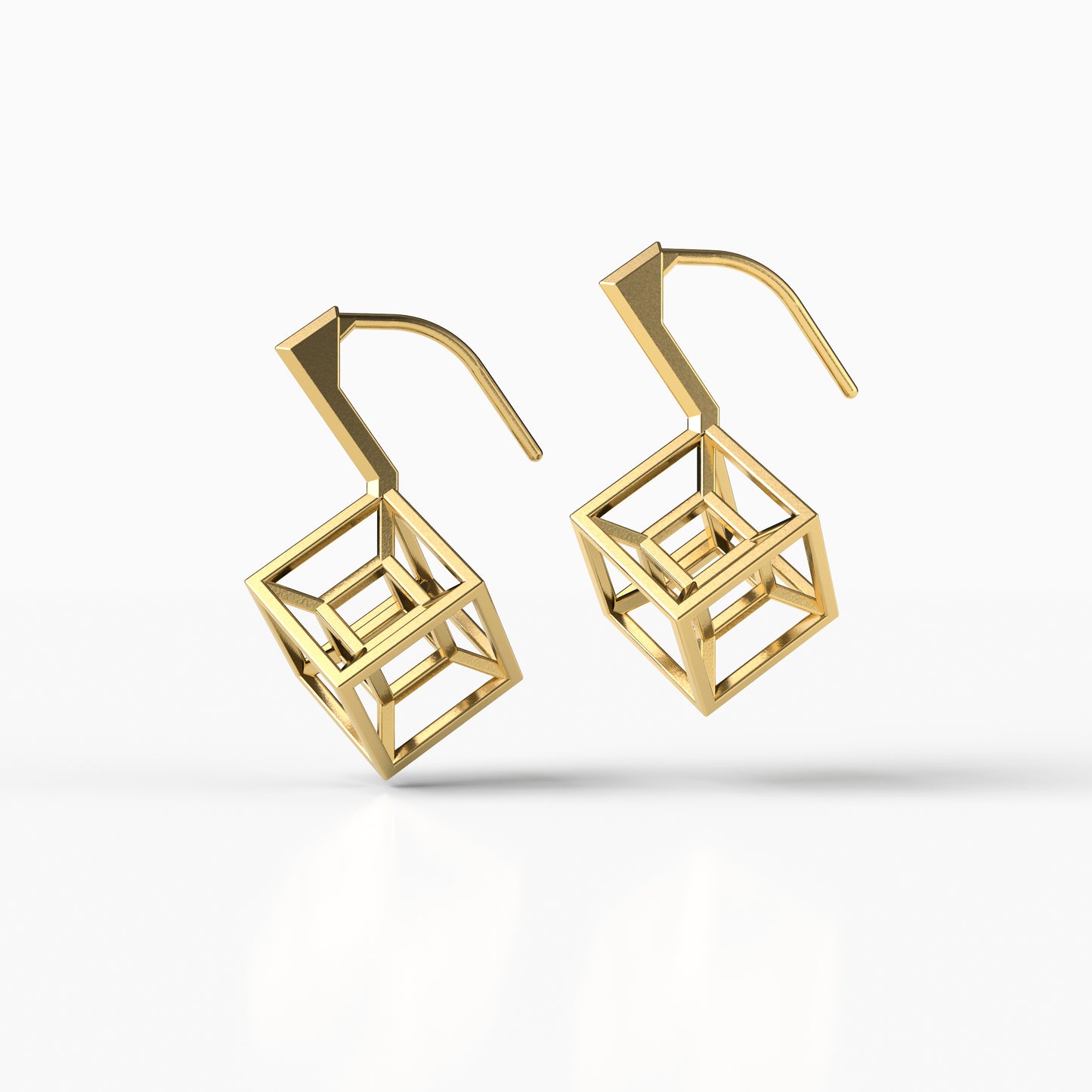 Tesseract Earrings